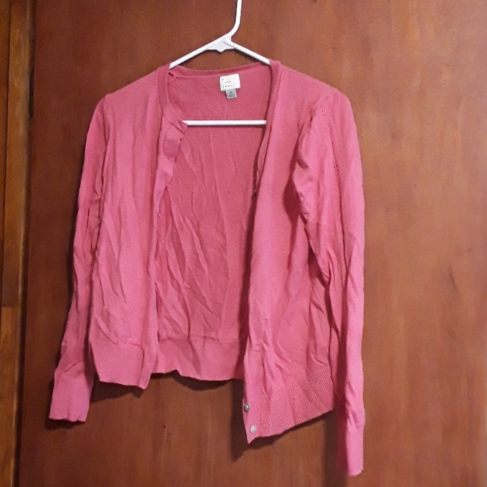 Women's Pink Cardigan - Will be donated on Friday